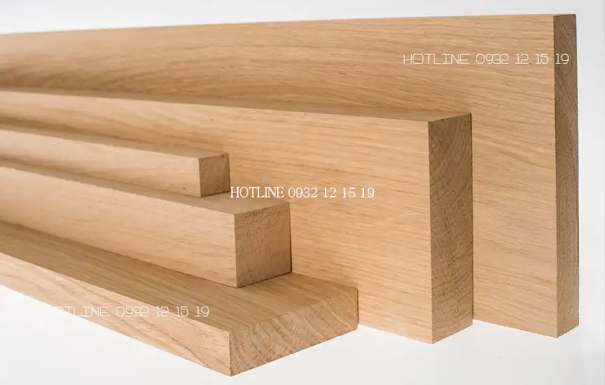 Mặt cắt gỗ sồi (oak timber)