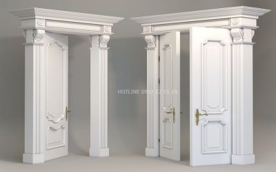 Xem nhanh một số mẫu cửa gỗ sơn trắng đẹp