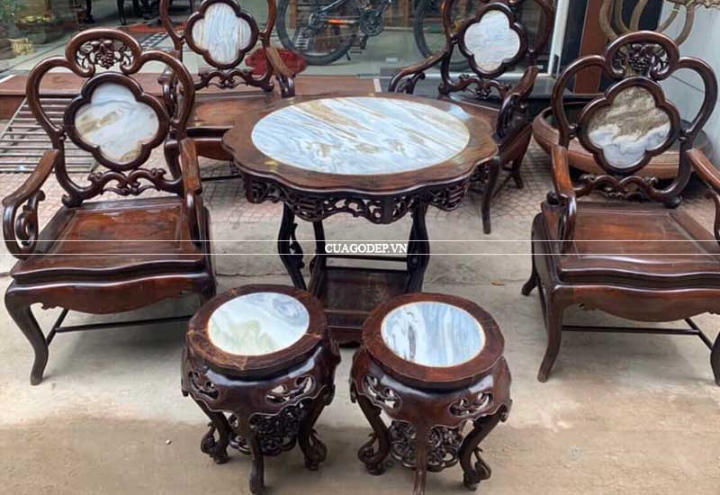 Bàn ghế gỗ trắc Bàn ghế gỗ trắc